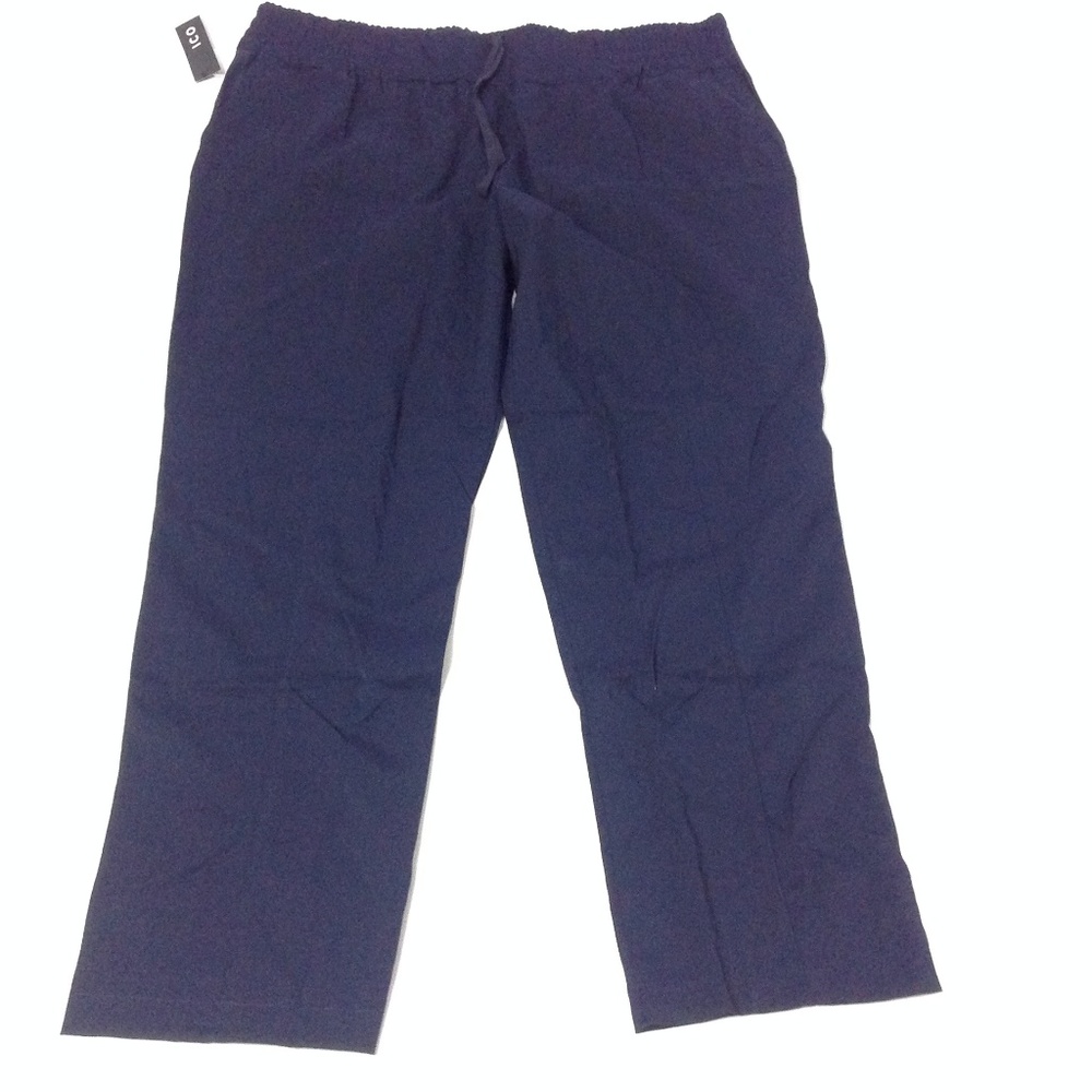 New Ico Women's Pull On Pants Navy Size XXL